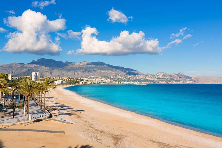 Albir strand
